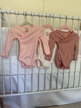 Butterblu Baby Sterling 3-pack Kimono Bodysuits 0-3 Months